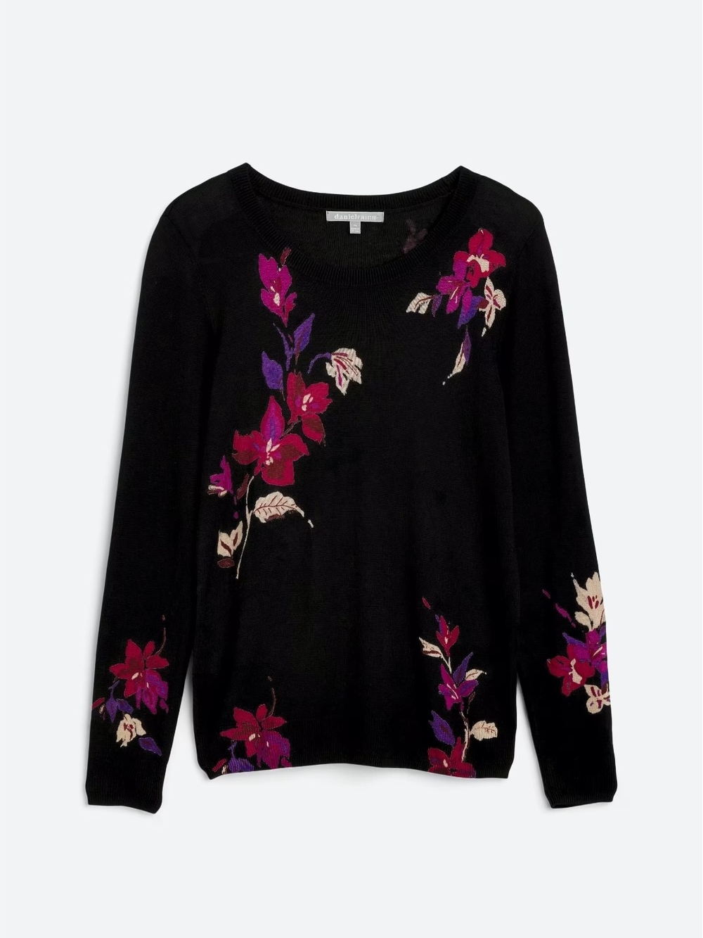 Daniel Rainn Black Crewneck Sweater